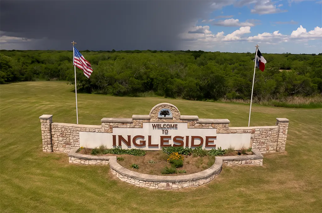 Ingleside Texas community sign