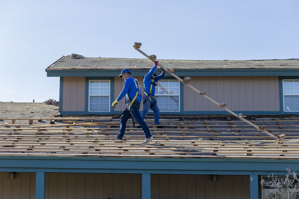 Replacing a Roof Under a Roof