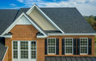Exterior image of a new shingle roof