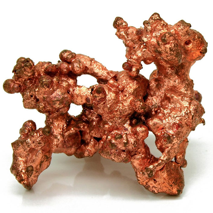 Image of raw copper material used in making copper metal roofing