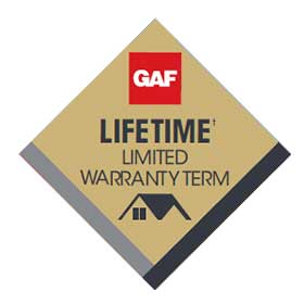 GAF roofing shingle lifetime limited warranty