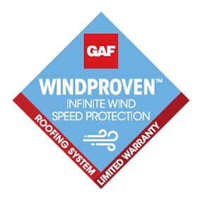 GAF roofing shingle windproven infinite speed protection limited warranty